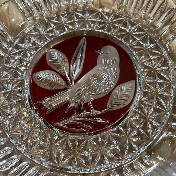 Vintage Hofbauer Crystal Red Byrd Collection NWOT - Picture 2 of 5
